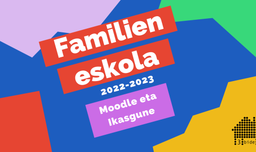 Formación de Ikasgune y Moodle para familias