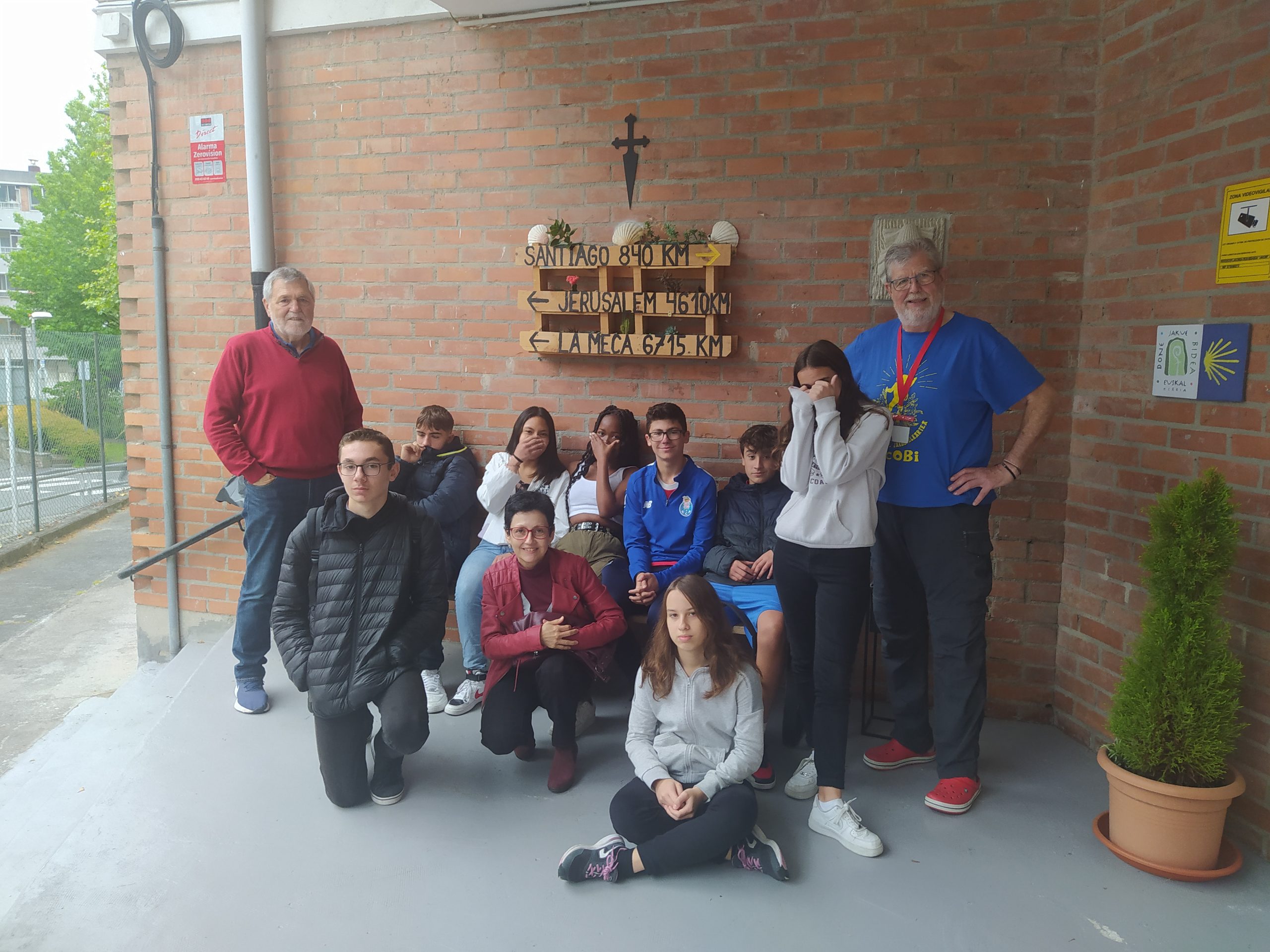 Visita al albergue de Irun