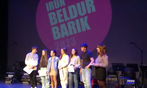 Primer premio en el concurso “Beldur Barik”