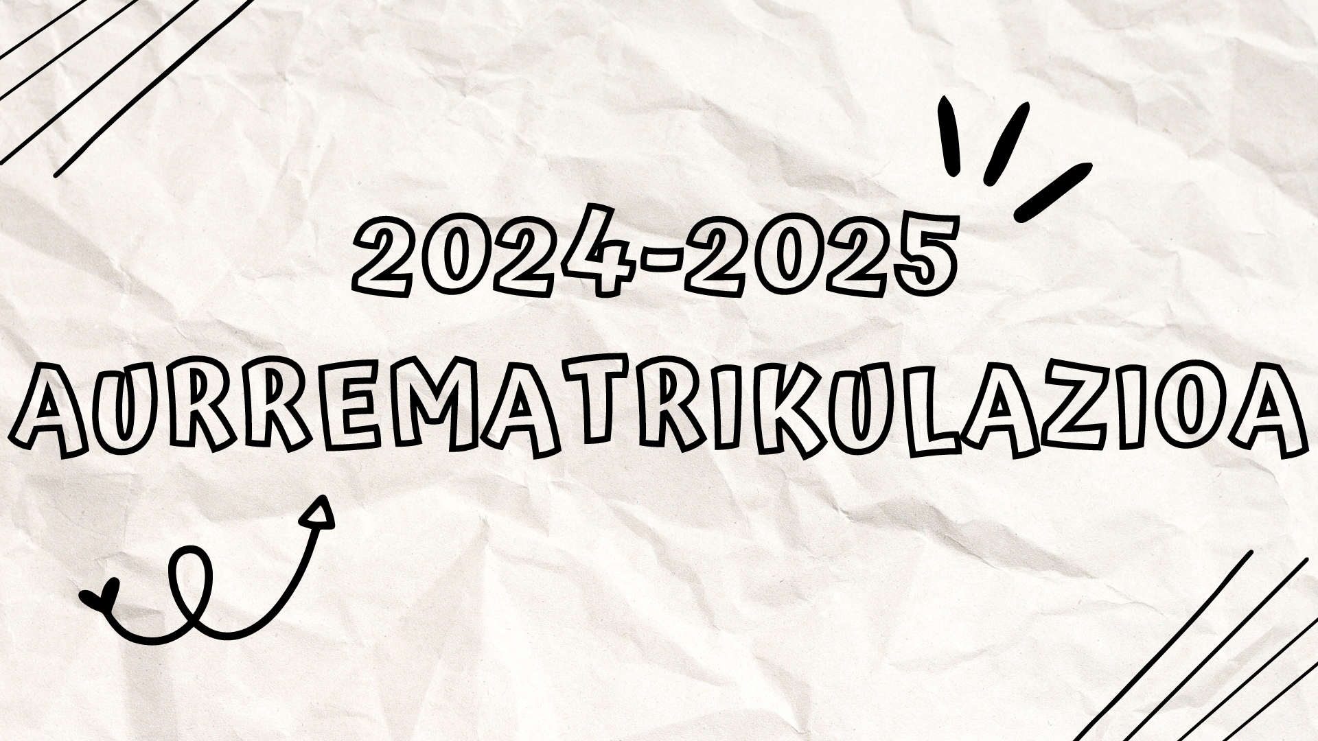 24-25 ikasturterako aurrematrikulazio epeak