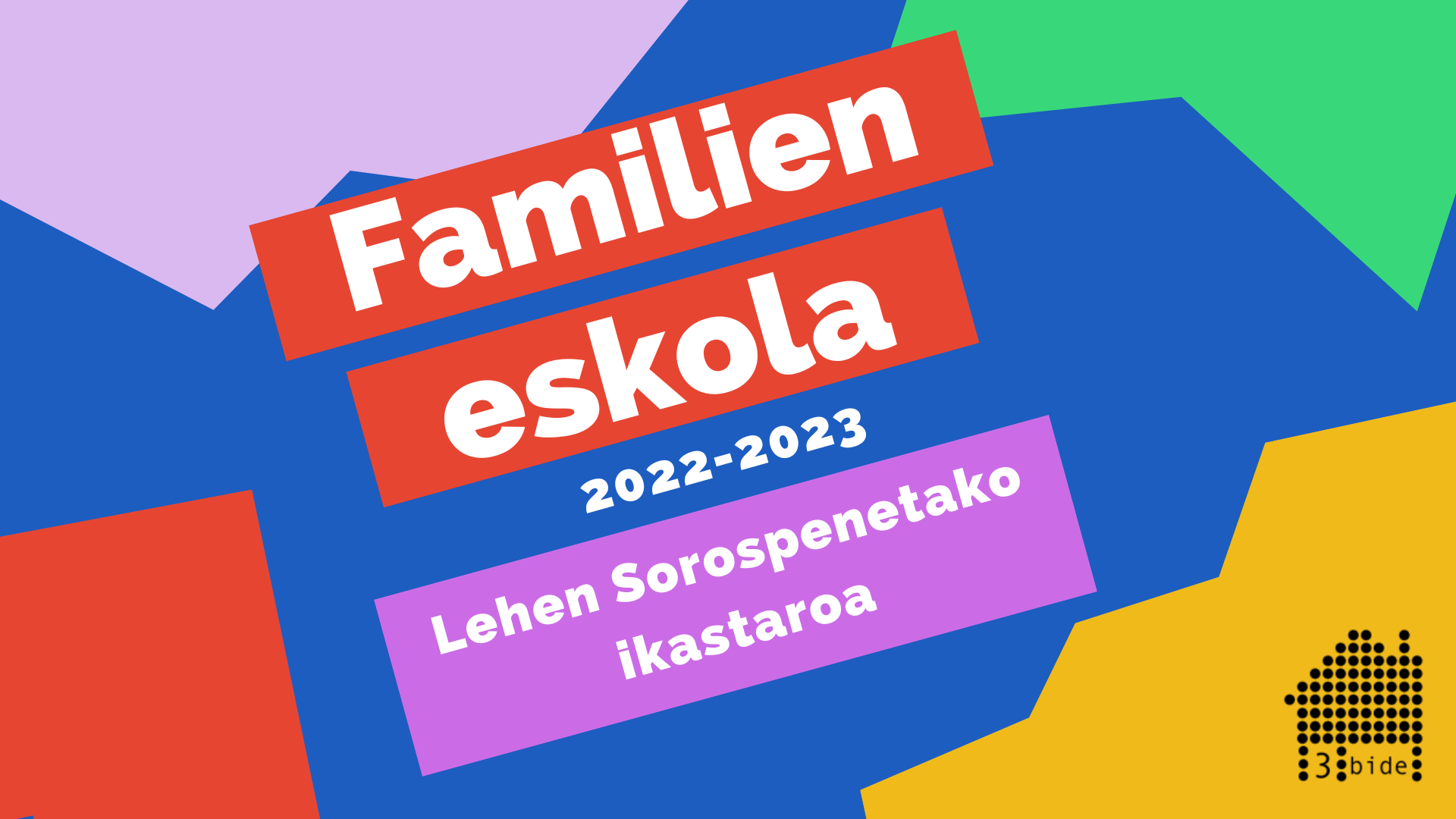 Lehen Sorospenetako ikastaroa