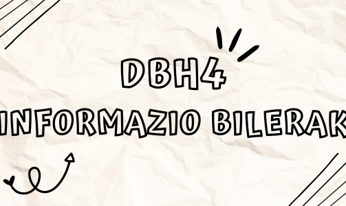 DBH4ko informazio-bilerak