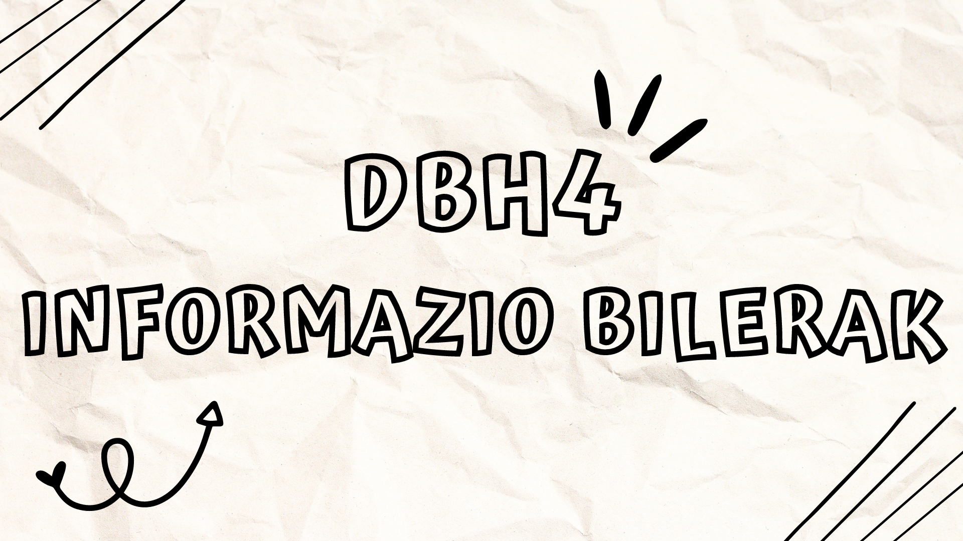 DBH4ko informazio-bilerak