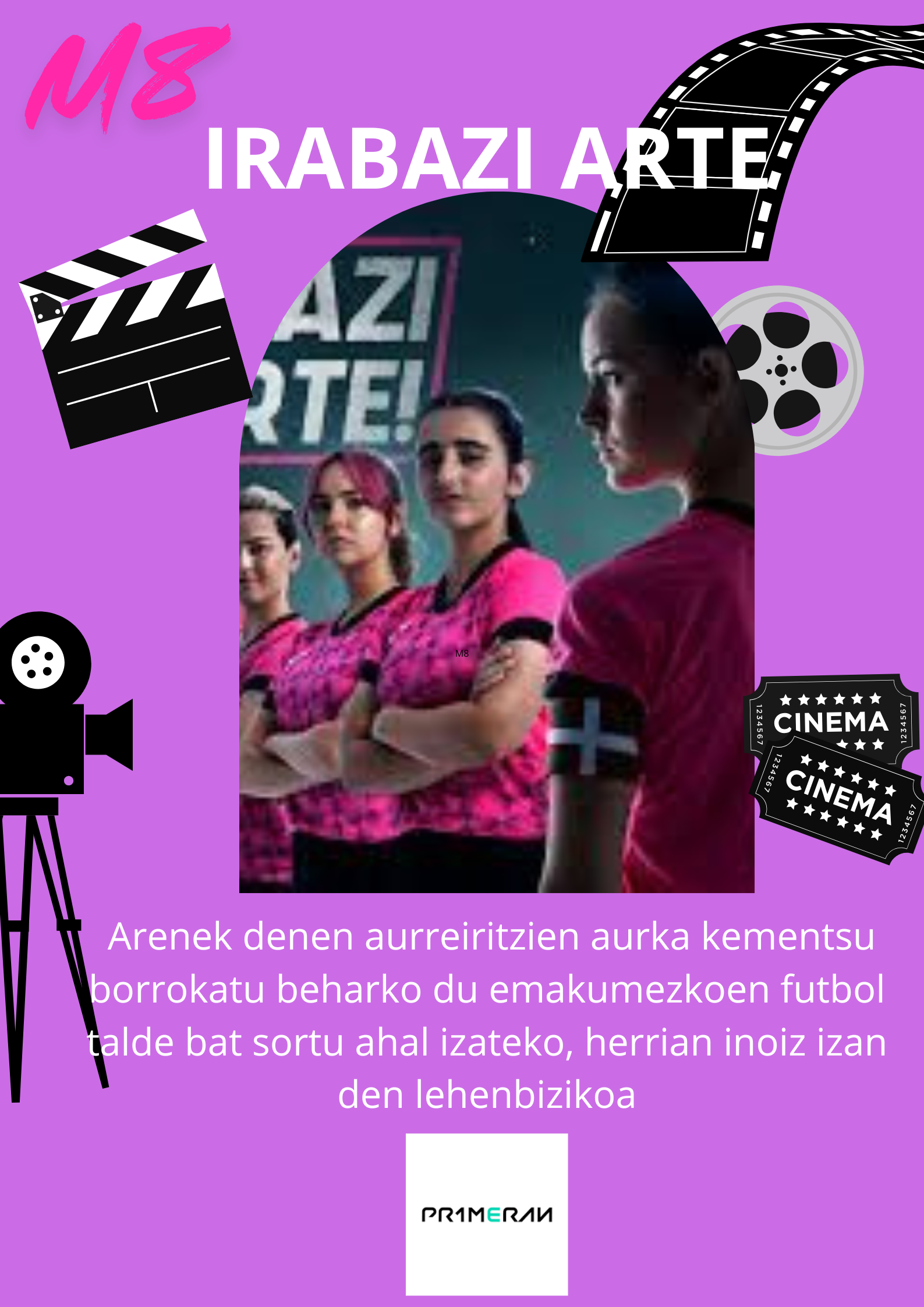 Ikasleen hezkidetza batzordeak sortutako filma moreen bilduma