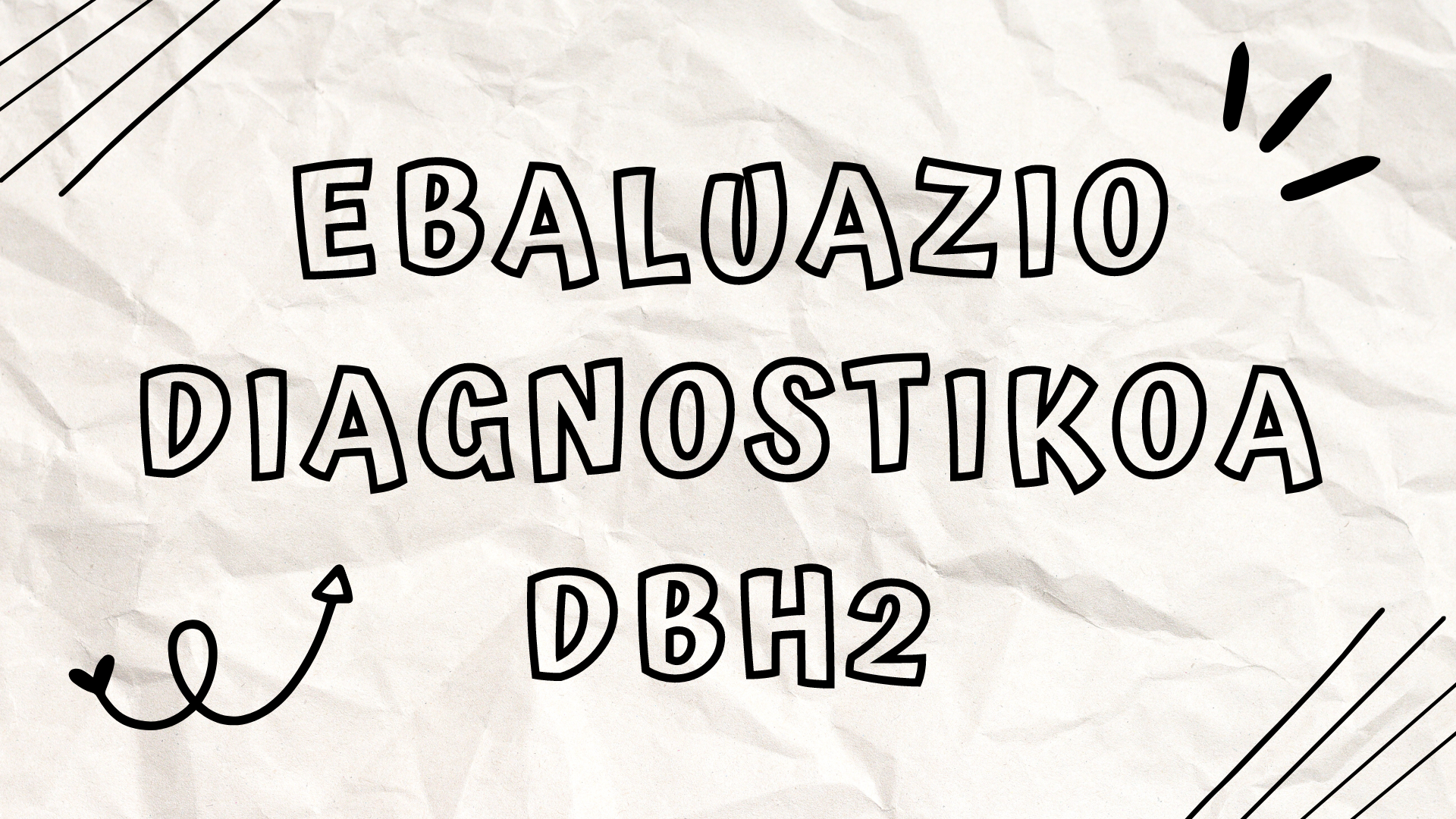 Ebaluazio diagnostikoa
