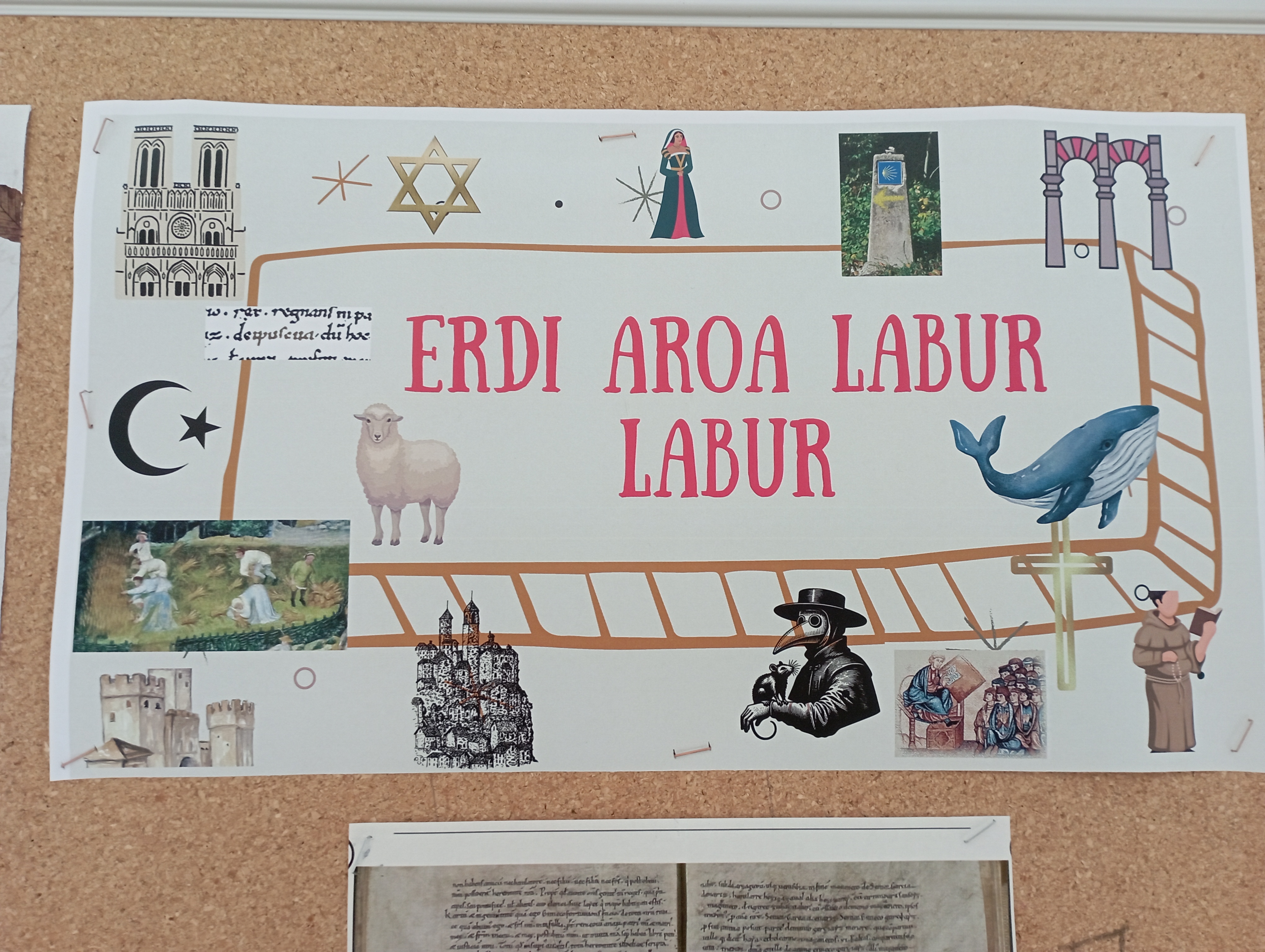 Exposición de historia: “Erdi Aroa labur labur” (Resumiendo la Edad Media)