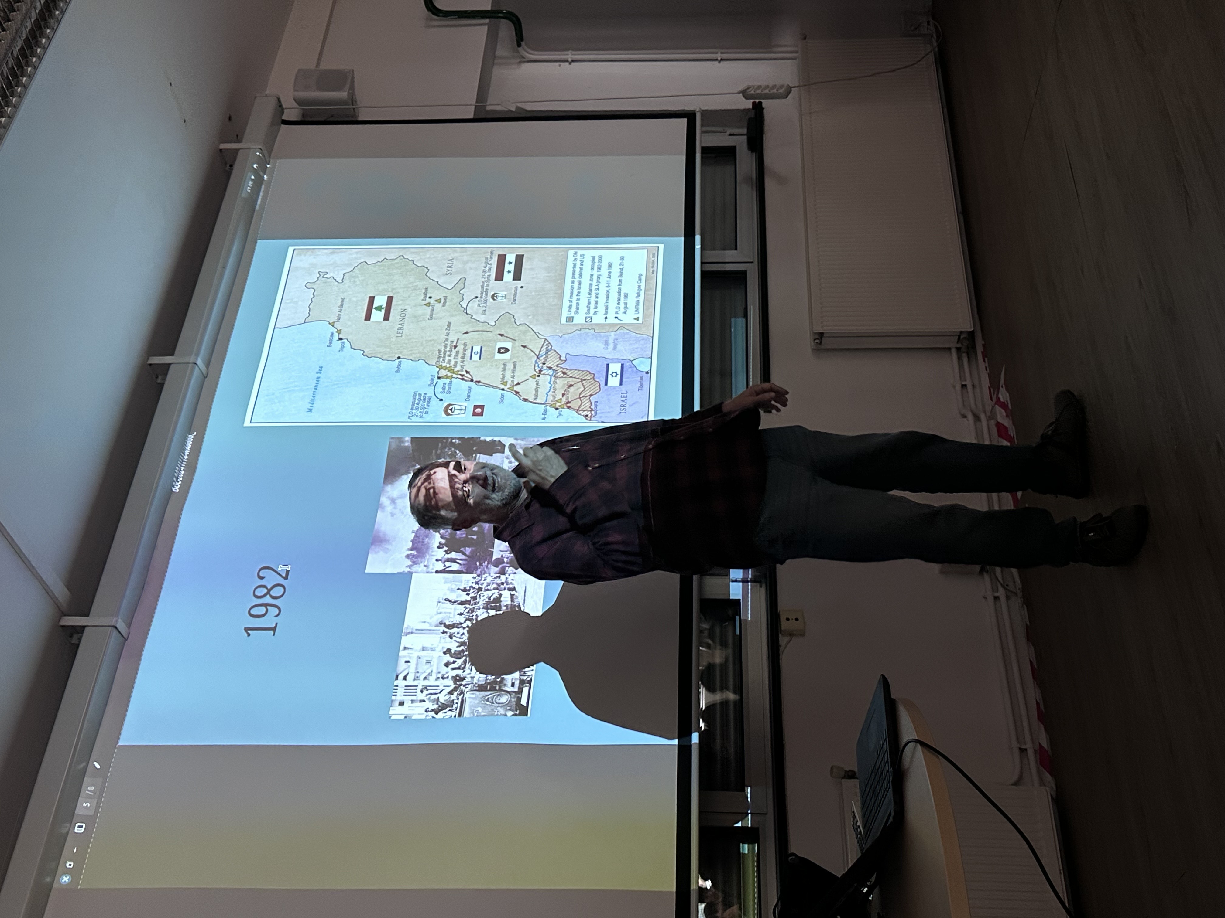 Charla de Iñaki Alegria sobre Palestina