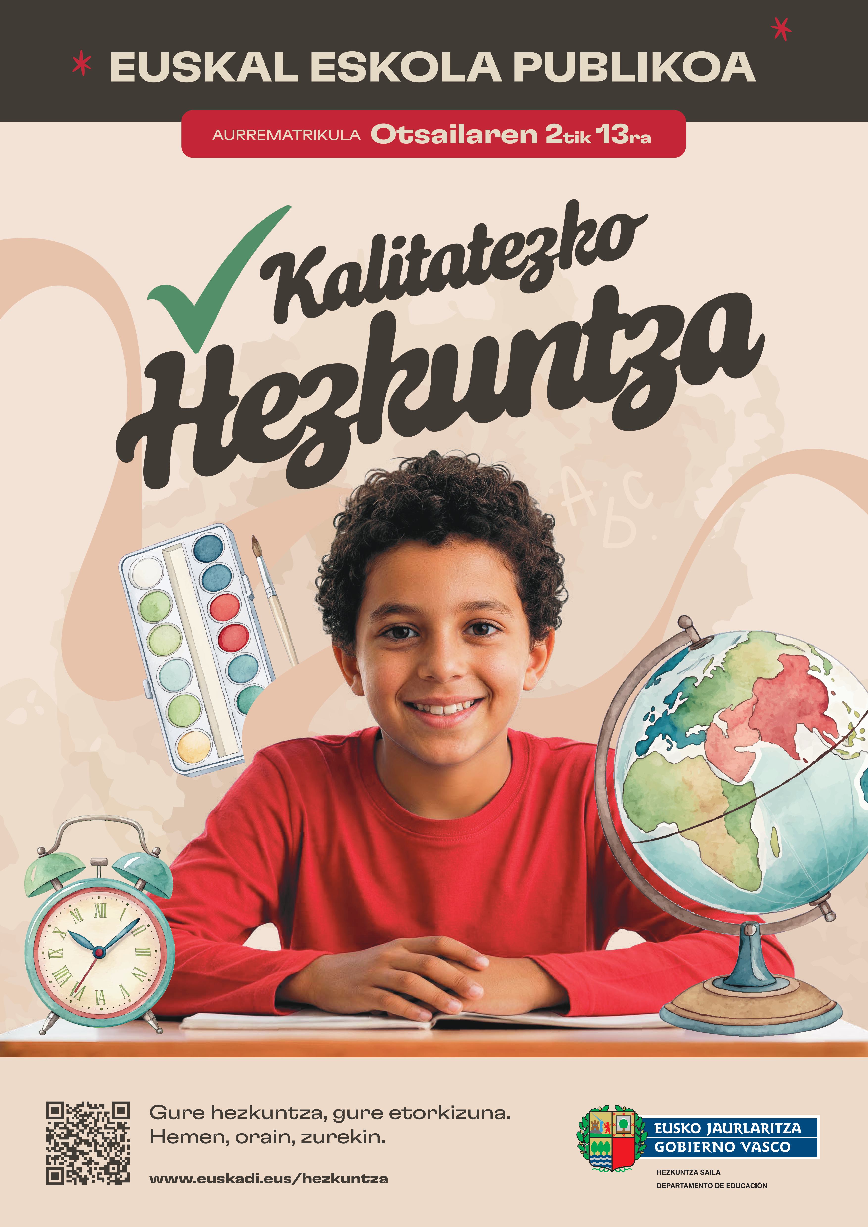 2026-27 Ikasturterako aurrematrikulazio epeei buruzko informazioa