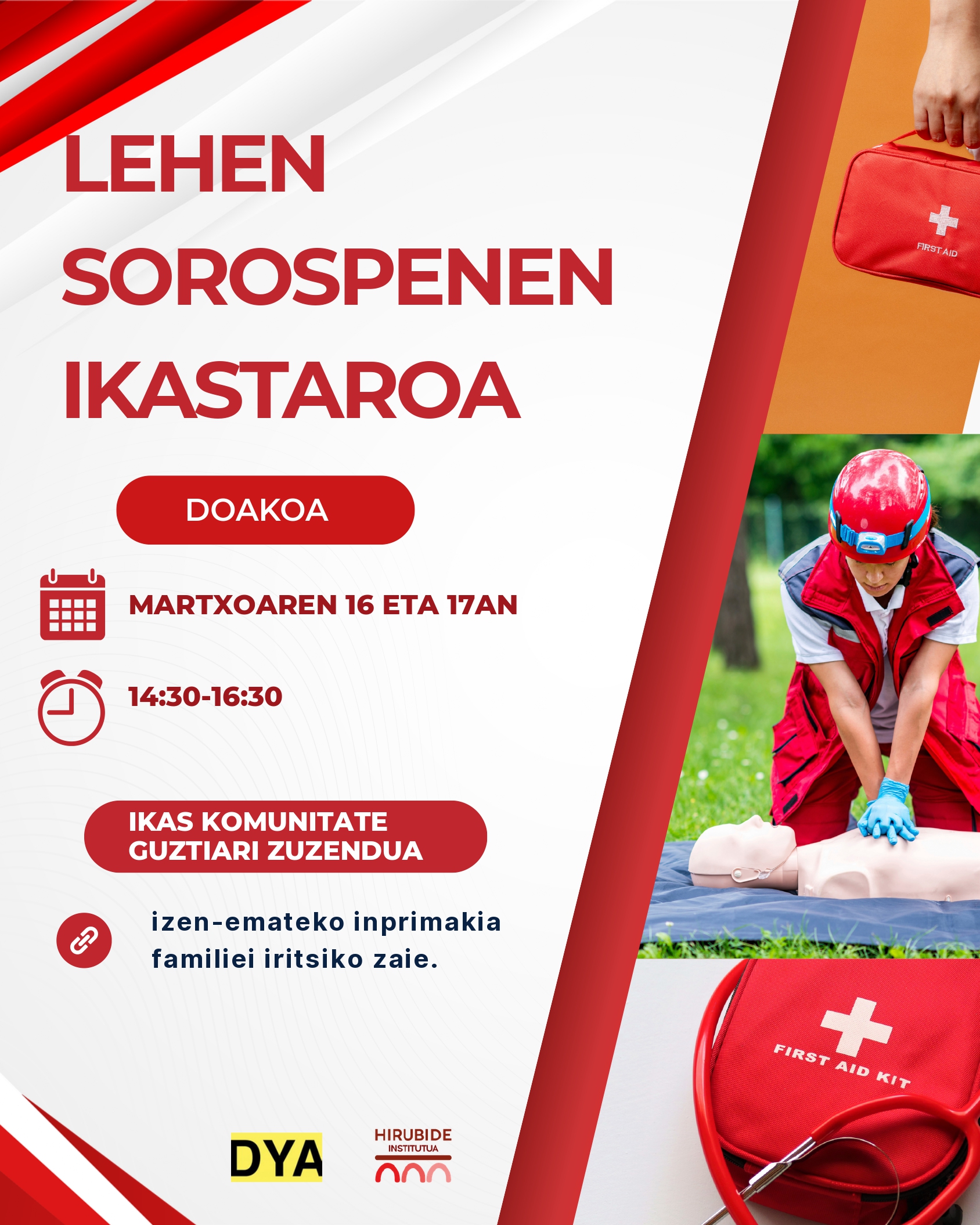 Lehen sorospenetako ikastaroa