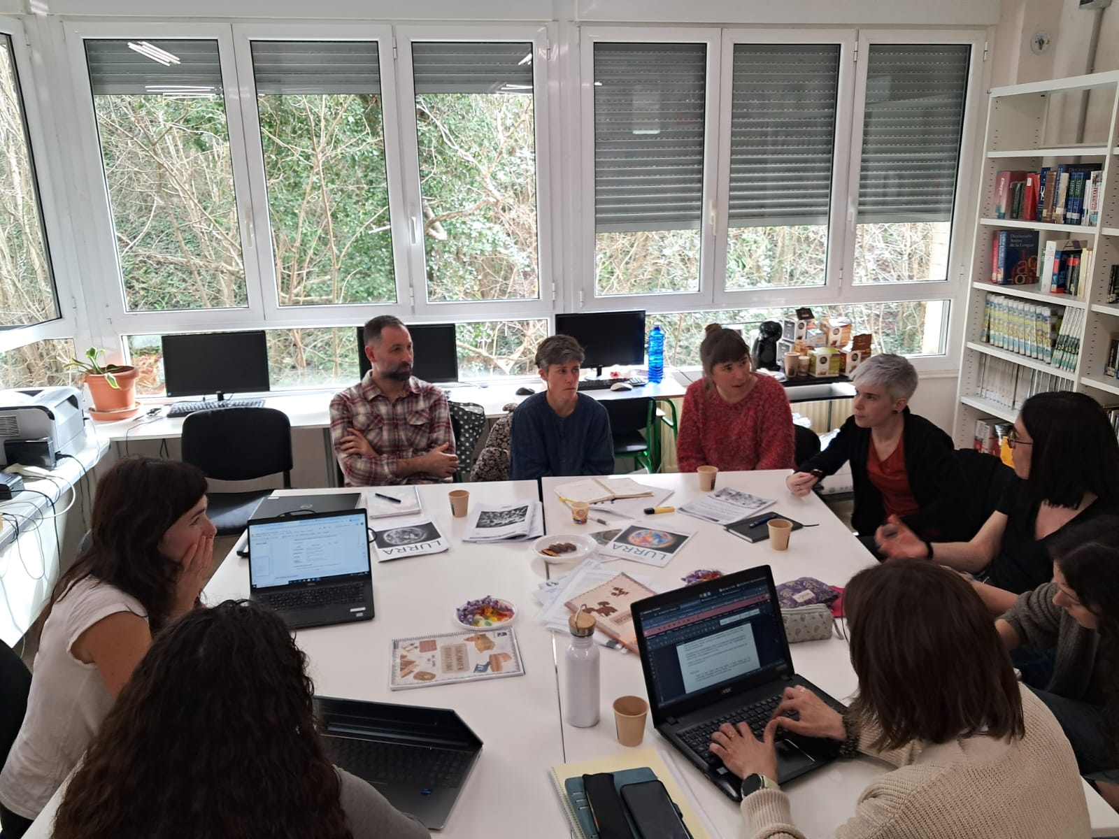 Irakasleen bilera Andoaingo Leizaran institutuan