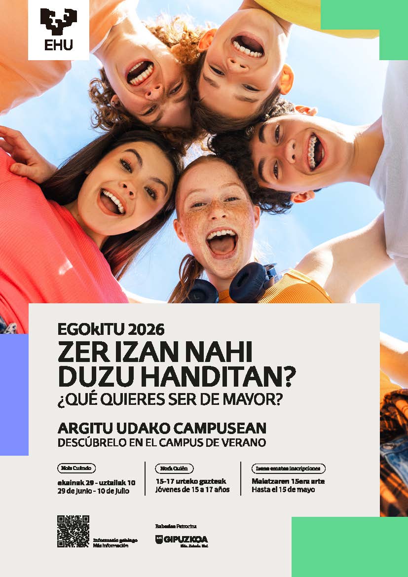 Egokitu UDAKO CAMPUSA. Zer izan nahi duzu handitan?